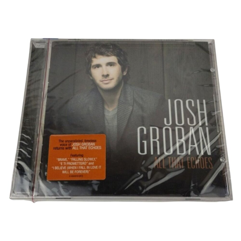 Josh Groban All That Echoes Vocal CD Easy Listening Pop Music Falling Slowly New